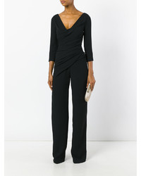 Черный комбинезон от Talbot Runhof
