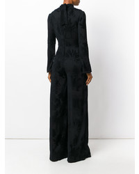 Черный комбинезон от Talbot Runhof