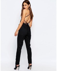 Черный комбинезон от Missguided