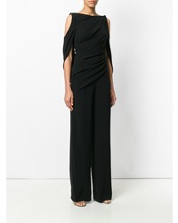 Черный комбинезон от Talbot Runhof