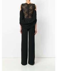 Черный комбинезон от Talbot Runhof