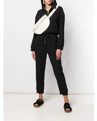 Черный комбинезон от Nanushka