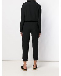 Черный комбинезон от Nanushka