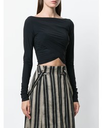 Черный короткий свитер от Lost & Found Ria Dunn