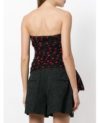 Черный корсет с принтом от Redemption