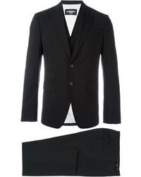 Черный костюм-тройка от DSQUARED2