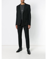 Черный костюм от Saint Laurent