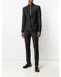 Черный костюм от Philipp Plein