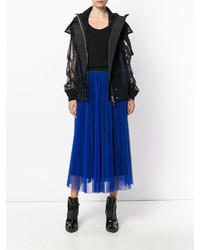 Женский черный кружевной бомбер от Sacai