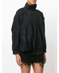 Женский черный кружевной бомбер от Almaz