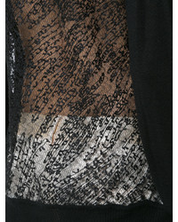 Женский черный кружевной вязаный свитер от Prabal Gurung