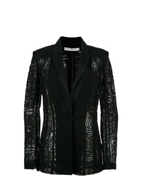 Женский черный кружевной пиджак от Martha Medeiros