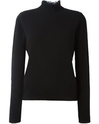 Женский черный кружевной свитер от Blugirl