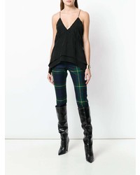 Черный кружевной топ без рукавов от IRO