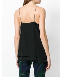 Черный кружевной топ без рукавов от IRO