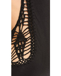 Черный купальник крючком от Indah