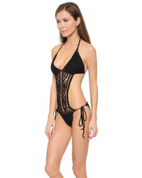 Черный купальник крючком от Lisa Maree