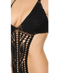 Черный купальник крючком от Lisa Maree