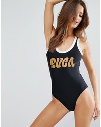 Черный купальник от RVCA