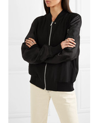 Женский черный легкий бомбер от Rick Owens
