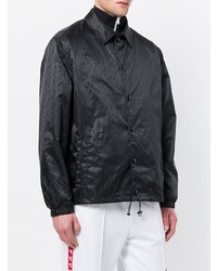 Мужской черный легкий бомбер от MSGM