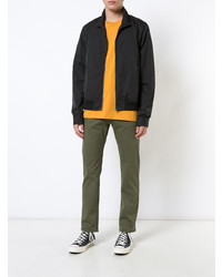 Мужской черный легкий бомбер от 321