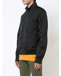 Мужской черный легкий бомбер от 321