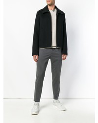 Мужской черный легкий бомбер от Joseph