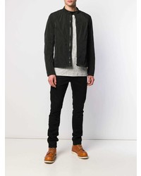 Мужской черный легкий бомбер от Belstaff