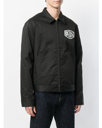 Мужской черный легкий бомбер от Deus Ex Machina