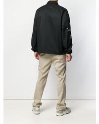 Мужской черный легкий бомбер от Lanvin