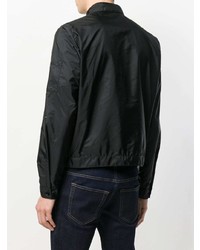 Мужской черный легкий бомбер от Prada