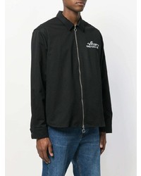 Мужской черный легкий бомбер от Soulland