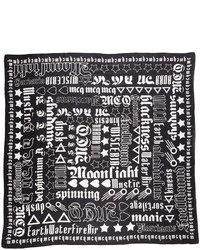 Женский черный легкий шарф от MCQ