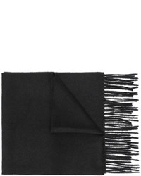 Женский черный легкий шарф от Gucci