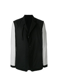 Мужской черный льняной пиджак от Ann Demeulemeester Grise