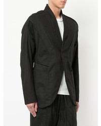 Мужской черный льняной пиджак от Abasi Rosborough