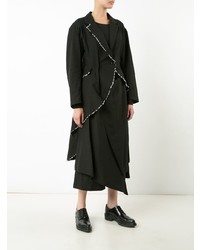 Женский черный льняной пиджак от Yohji Yamamoto