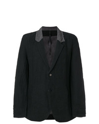 Мужской черный льняной пиджак от Barbara I Gongini