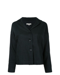 Женский черный льняной пиджак от Caramel