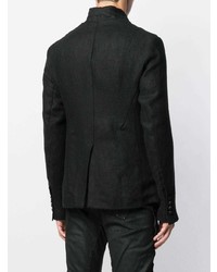 Мужской черный льняной пиджак от Masnada