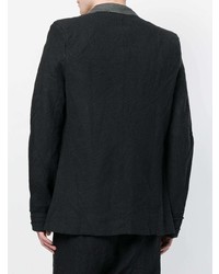 Мужской черный льняной пиджак от Barbara I Gongini