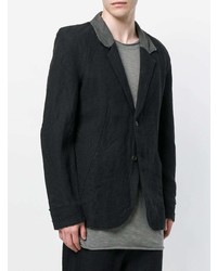 Мужской черный льняной пиджак от Barbara I Gongini