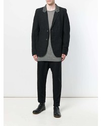 Мужской черный льняной пиджак от Barbara I Gongini