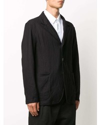 Мужской черный льняной пиджак от Casey Casey