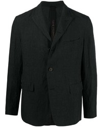 Мужской черный льняной пиджак от Forme D'expression