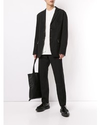 Мужской черный льняной пиджак от Forme D'expression