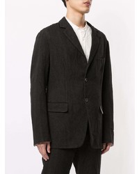 Мужской черный льняной пиджак от Forme D'expression