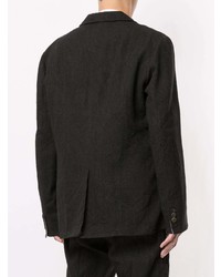 Мужской черный льняной пиджак от Forme D'expression