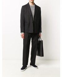 Мужской черный льняной пиджак от Filippa K